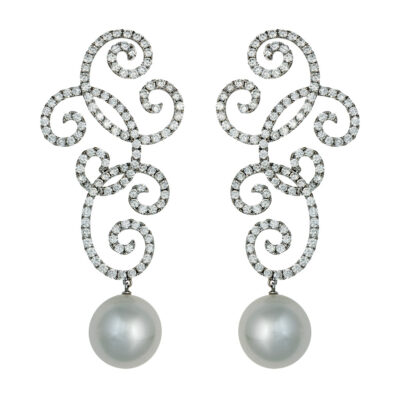 32046 brilliant 690ct 030ct pearl 13 14mm 2