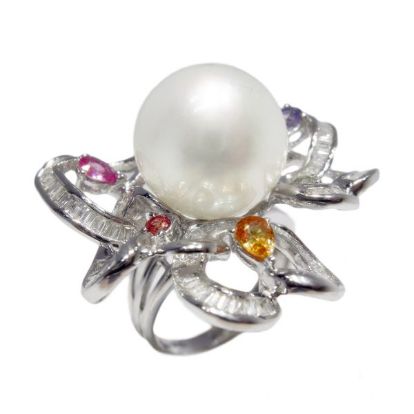 51005 brilliant 062ct sapphire 113ct pearl 13 14mm 2