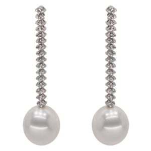 drop pearl earrings