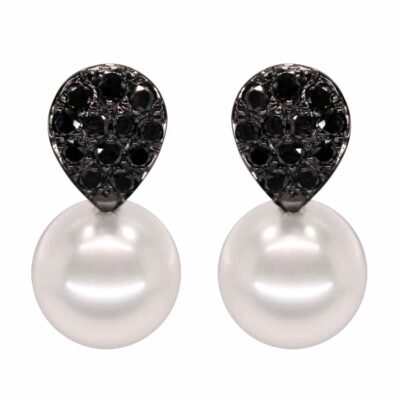 E185 – Brilliant Cut Diamonds 0,75Ct – South Sea Pearls 12-13mm