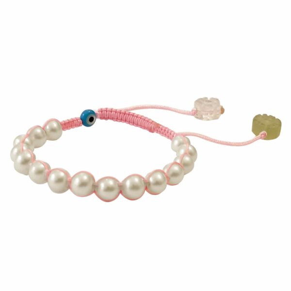 B018 – Παιδικό Βραχιόλι Shambhala – Μαργαριτάρια Ακόγια Ιαπωνίας 5-5,5mm