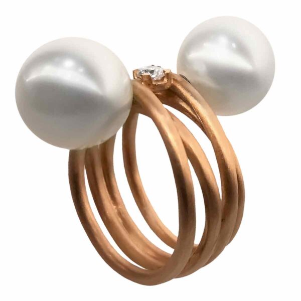 R252 – Brilliant Cut Diamond 0,14Ct – South Sea Pearls 12-13mm