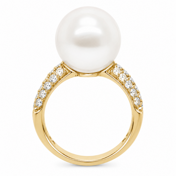 R260 - Brilliant Cut Diamonds 0,27Ct - South Sea Pearl 12-13mm
