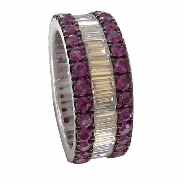 DR029- Δαχτυλίδι με Ρουμπίνια 2,08 cts - Λευκά Διαμάντια 1,54 cts