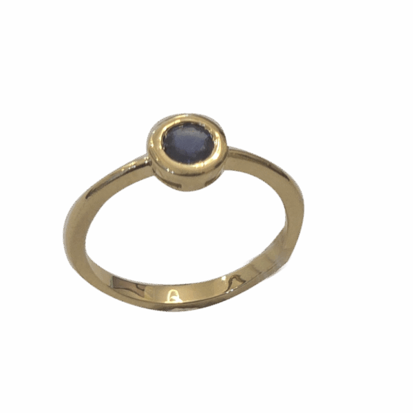 DR030- Δαχτυλίδι με Ζαφείρι 0,43 cts