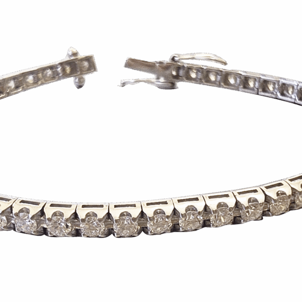 DB011- Βραχιόλι Ριβιέρα με Λευκά Διαμάντια 18,23 cts