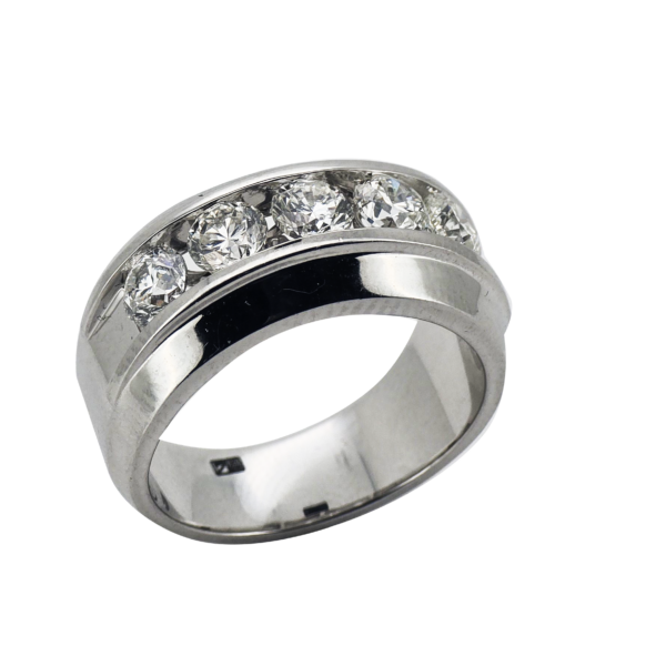 DR046-Δαχτυλίδι με Λευκά Διαμάντια 2,53cts