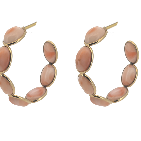 E259- Σκουλαρίκια με Κοράλλια