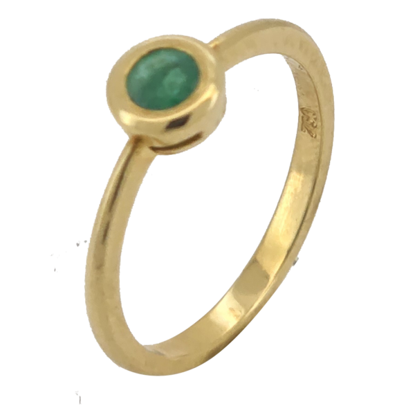 DR017- Δαχτυλίδι με Σμαράγδι 0.22 Cts