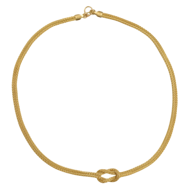 DN09- Κολιέ Κίτρινος Χρυσός Κ14