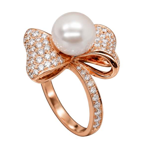 R250 - Brilliant Cut Diamonds 1,58Ct - Edison Pearl 10-10,5mm