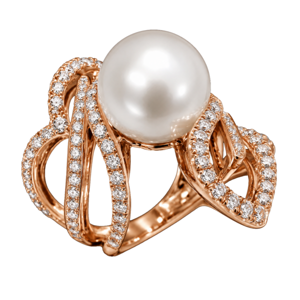 R249 - Brilliant Cut Diamonds 1,43Ct - South Sea Pearl 13-14mm